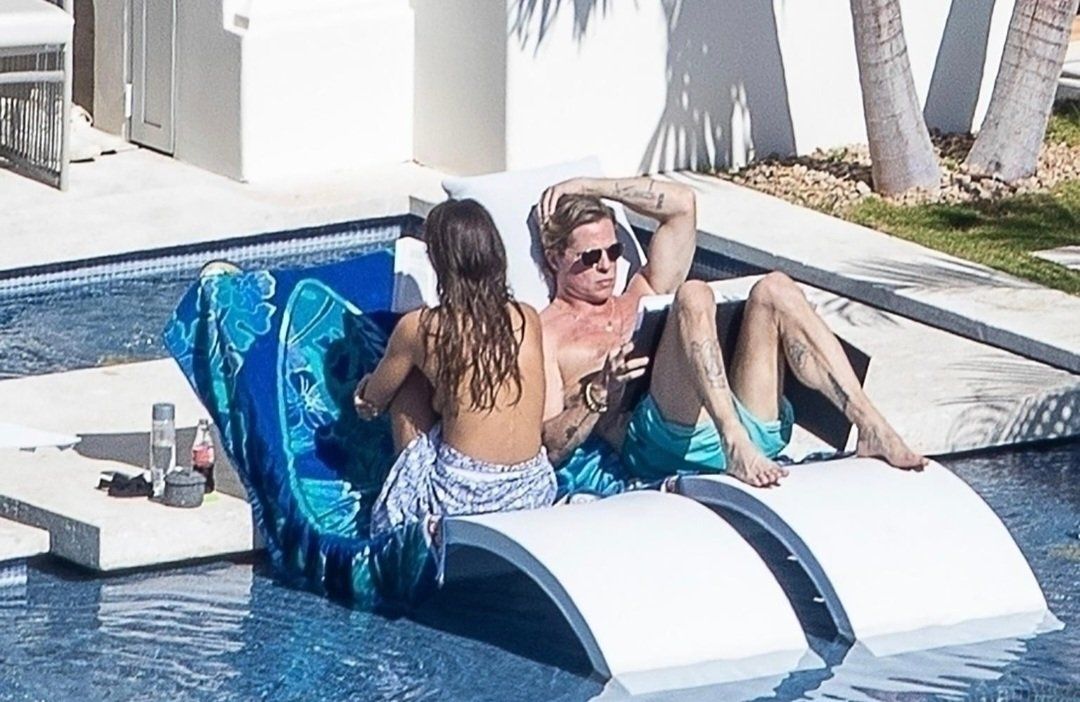 Brad Pitt e Inés de Ramón